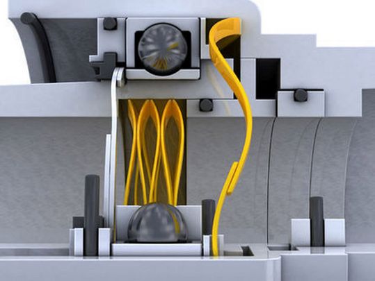 (Ermöglichen die Konstruktion platzsparender Baugruppen, unterstützen die Realisierung kompakter Elektromotoren und vereinfachen die Umsetzung innovativer Vorspannungslösungen:  Die Wellenfedern des US-Herstellers Smalley im Angebot des C-Teile-Zulieferers TFC. (Bild: TFC))