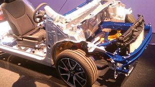 Ein neuer Toyota-SUV soll auf der Toyota GA-B Plattform basieren, die flexibel ist für Fahrzeuge mit unterschiedlichen Längen, Breiten, Höhen und Radständen. (Lars Wallerang / mid)