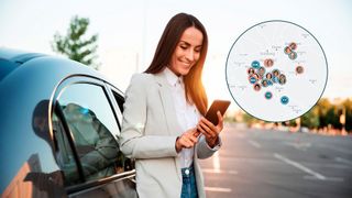 Mithilfe der App können sich Mitarbeiter zu Fahrgemeinschaften zusammenfinden.  (Bild: Autoren-Union Mobilität / Toyota)