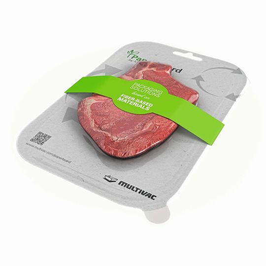 Das Multivac Paperboard Portfolio ist ein Beispiel für nachhaltige Verpackungslösungen von Multivac.(Bild:  Multivac)