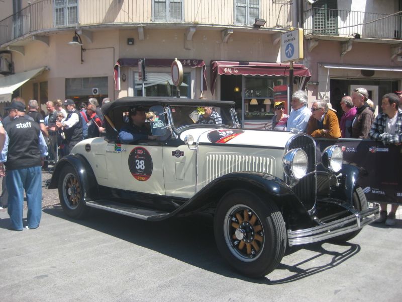 Die Highlights der Mille Miglia zum Greifen nah: Ausblick vom HP-VIP-Pavillion (Archiv: Vogel Business Media)