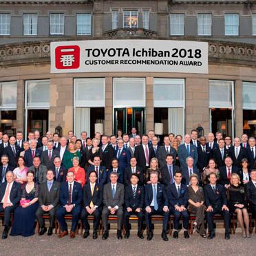 Die gesamte Gruppe des Ichiban-Preises 2018.(Bild:  Toyota)