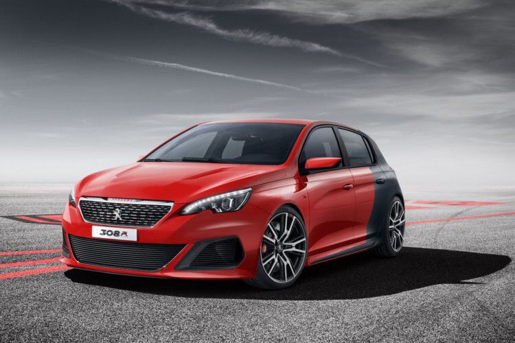 Mit dem 308 R Concept präsentiert Peugeot auf der IAA auch gleich eine sehr sportliche Ausgabe seiner neuen Kompaktreihe. Ausgestattet ist das Konzeptfahrzeug mit dem 199 kW/270 PS starken 1,6-Liter-Turbomotor aus dem RCZ R. (Foto: Peugeot)