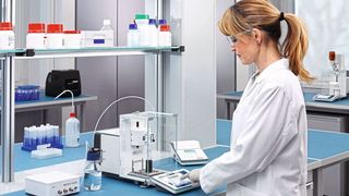 Abb. 1: Flüssigleitsmodul der automatischen Waage XPR (Mettler Toledo)