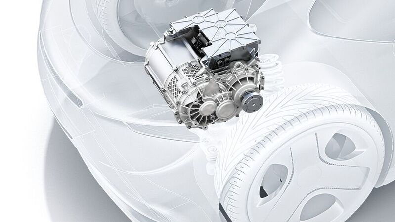 Bosch bietet in China nicht nur integrierte E-Achsen an – auch einzelne Komponenten werden vermarktet.