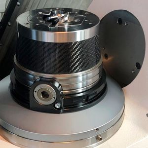 Der dritte Platz ging an die Hainbuch GmbH. Ihr intelligentes Leichtbau-CFK-Spannfutter Torok CFK IQ vereint Leichtbau und Sensorik auf engstem Raum.(Bild:  Hainbuch GmbH)