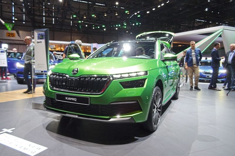 In Genf zeigten die Tschechen den Kamiq, das neue, kleine Crossover-SUV zur Abrundung des Modellangebots. (Seyerlein/»kfz-betrieb«)