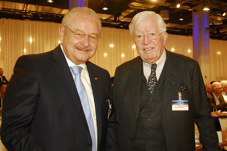 Präsidenten-Duo: ZDK-Präsident Jürgen Karpinski (li.) und ZDK-Ehrenpräsident Robert Rademacher. (Foto: Zietz)
