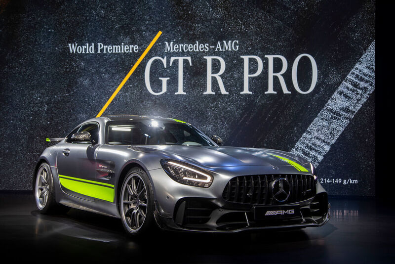 Daimler zeigt in Kalifornien die Modellpflege der AMG GT Familie. (Daimler)