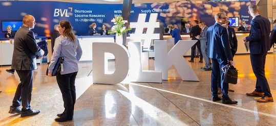 So oder so ähnlich wird es wieder aussehen, wenn Sie zum 40. Deutschen Logistikkongress die Lobby des Berliner Hotels Intercontinental von der Budapester Straße aus betreten.(Bild:  BVL)