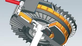 Konstruktionsskizze eines bürstenlosen Elektromotors von Perm. (Archiv: Vogel Business Media)