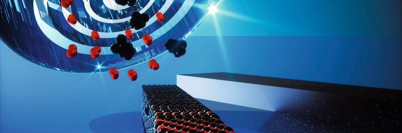 Beim ALAM-Verfahren werden Atommoleküle in Linien abgelegt. So können auch Geometrien 3D-gedruckt werden. Beim ALAM-Verfahren werden Atommoleküle in Linien abgelegt. So können auch Geometrien 3D-gedruckt werden.