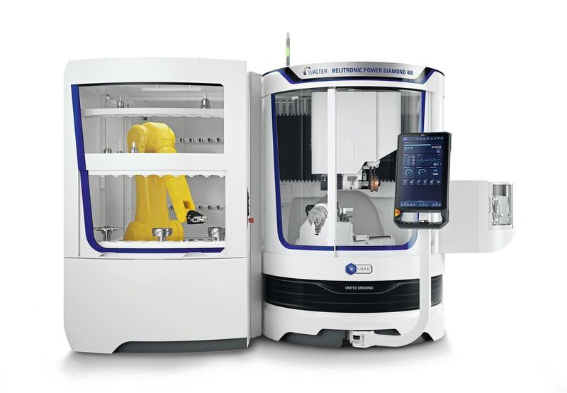 Das Core-Panel wird  einheitlich bei allen United-­Grinding-Marken eingesetzt, die Maschinen- bedienung ist wesentlich vereinfacht, auch die Ein- arbeitung wird dadurch  erleichtert. (United Grinding)
