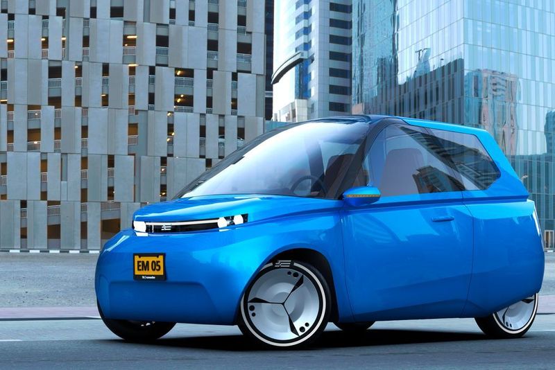 Klein, leicht und recyclebar: Das von der TU/ecomotive Eindhoven entwickelte Konzeptauto Noah. (TU Ecomotive, Einhoven)