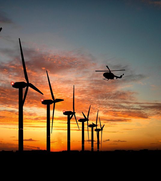 Ein eigener Windpark erzeugt den Strom, ... (Bild: Enertrag)