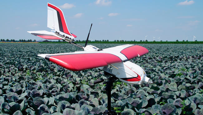 Die Precision Hawk Drohne dient zur Überprüfung von Plantagen auf Schädlingsbefall. (Bild: The UAE Drones for Good Award)
