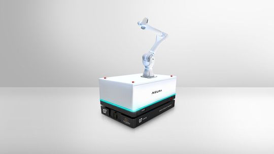 Neura Mobile Robots presents an application for mobile manipulation in intralogistics for the first time.(Image: Neura Mobile Robots)