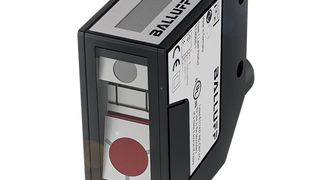 Der Laser-Distanzsensor BOD 24K hat auf der Oberseite ein OLED-Display sowie zwei integrierte Tasten.  (Balluff)