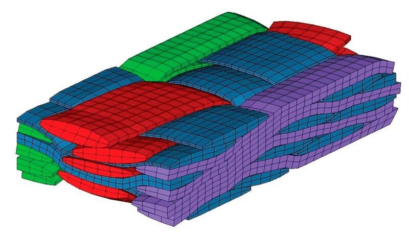 KTEX Pattern modelliert die exakte Geometrie beliebiger, vorgegebener Gewebe. (Bild: Cedrem)