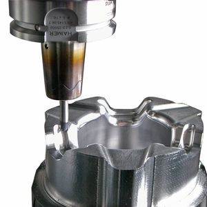 Bild 1: Schrumpffutter mit einem Bauteil aus dem Formenbau. Hier hat die Schrumpftechnik ihren Ursprung.