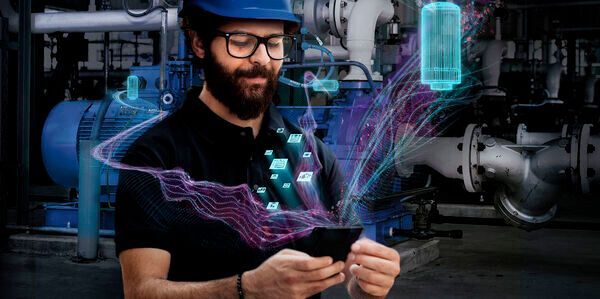Auf der Hannover Messe zeigt Siemens eine neue IIoT-Lösung für Smart Condition Monitoring. (Bild:  Siemens AG)