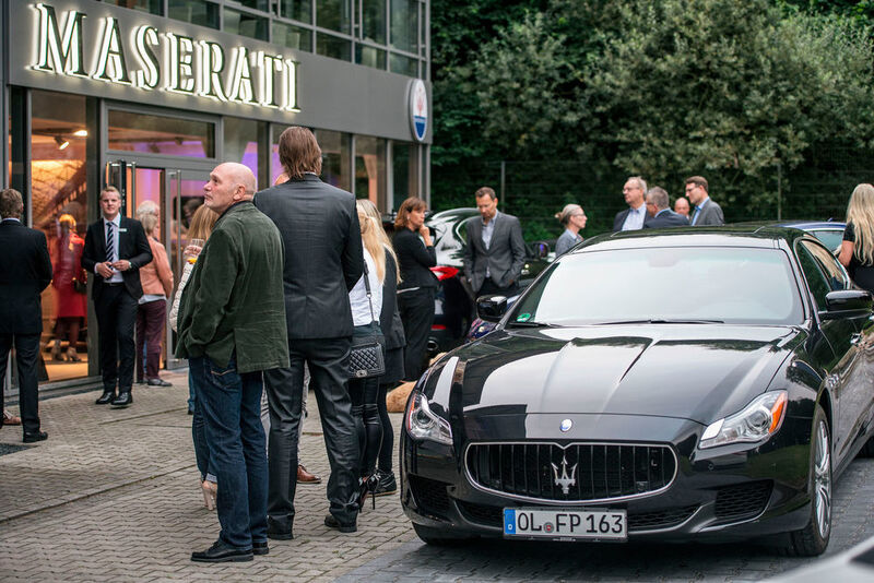 Rund 100 geladene Gäste kamen am vergangenen Wochenende zum Maserati-Eröffnungs-Event. (Autogalerie Schlickel)