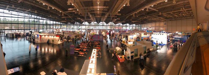 Halle 3A am Dienstag am frühen Nachmittag. Aber nicht überall ist es so übersichtlich. (Bild: Richard Oed/VCG)