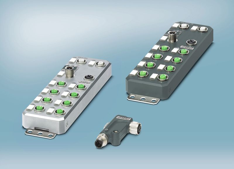 Die I/O-Module der Axioline-E-Serie sind sowohl im Kunststoff- als auch Metallgehäuse erhältlich. (Bild: Phoenix Contact)