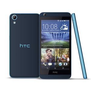 Das Desire 626 G Dual SIM in der Farbe Blue Lagoon.