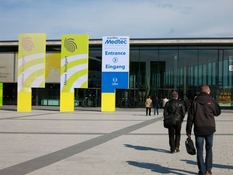 Ist seit Jahren Austragungsort der Medtec Europe: das Gelände der Landesmesse Stuttgart. (Reinhardt / Devicemed)
