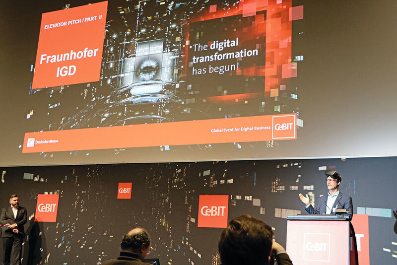 Cebit Preview 2017: Das Fraunhofer IDG stellt auf der Cebit Anwendungen rund um die virtuelle Realität vor. (Horn)