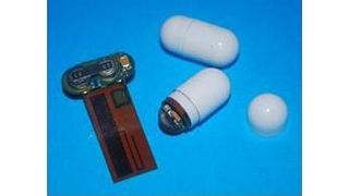 Die e-Celsius ist eine elektronische Kapsel und misst die Körpertemperatur von innen, um sie gleichzeitig zu protokollieren. (LACROIX  Electronics)