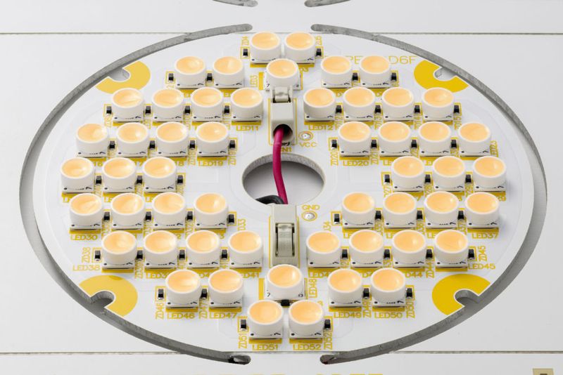 Die LEDs sind mit patentierten optischen und thermischen Simulationstechniken entwickelt worden. (Kyocera)