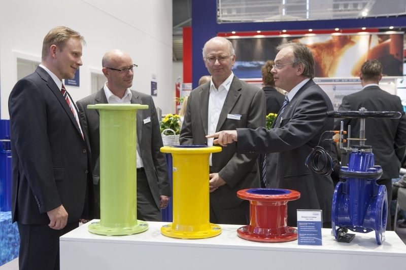 Impressionen von der IFAT 2012. (Bild: Messe München)