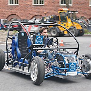 Konzeptfahrzeug mit Lenkbaugruppe