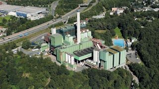 Das MHKW Wuppertal erzeugt 160.000 MWh elektrische Energie und zusätzlich Fernwärme für 350.000 Menschen. (AWG)