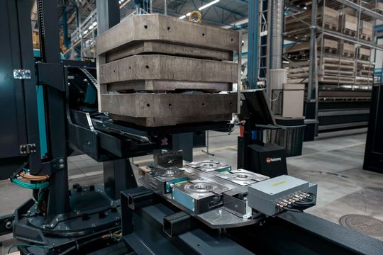 «eLock» ist eine neue, wirtschaftliche Paletten-Automatisierung für Maschinen ohne Palettenwechsler.(Bild:  Fastems Oy AB)