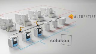 Der digitale Workflow für die digitale Metallnachbearbeitung von Solukon und Authentise.  (Bild: Solukon Maschinenbau GmbH und Authentise)