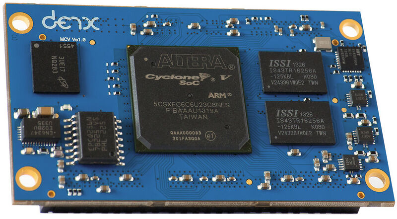 SoC-FPGA-Modul MCV: System-on-Module mit einem Cyclone-V-SoC-FPGA von Altera (Bild: Denx-Computer)