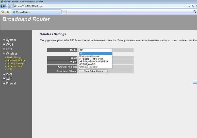 Abbildung 2: . Der Intellinet Wireless 802.11n Gigabit Router stellt sechs WLAN-Betriebsmodi zur Verfügung (Archiv: Vogel Business Media)