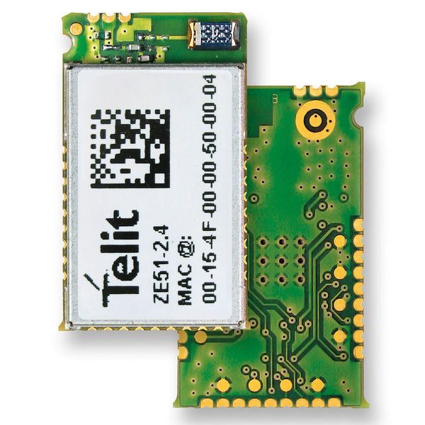 Das SMD-Modul ZE51-2.4 von Telit arbeit im 2,4-GHz-Band. Die Zig-Bee-Lösung ist für die Nahbereichskommunikation konzipiert. (Bild: Telit)