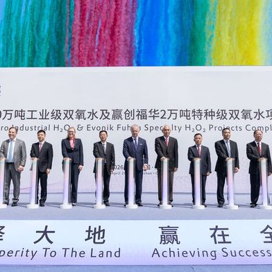 Evonik und Fuhua haben den Bau ihrer Wasserstoffperoxid-Spezialitätenanlage in Leshan, China, abgeschlossen. (Bild: Evonik)