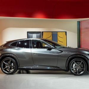 Neubau von Auto Kessel Zug AG in Sihlbrugg (Schweiz): alle Elemente der neuen Corporate Identity von Ferrari erstmals an einem Ort.(Bild:  Ferrari)