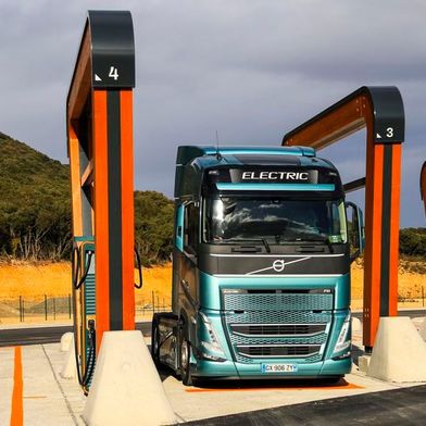 Der Lade-Hub im französischen Malataverne ist der nördlichste des Ladekorridors. (Bild: Milence)