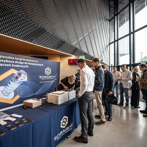 Check-In bei der Schraubtec in Kattowitz. (Bild: Astashow Studio)