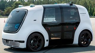 Laserscanner wie auf dem Dach dieses Prototypen sind durch Hacker angreifbar. (Bild: VW)