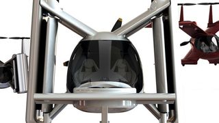 Das Flugtaxi von Flügelaeronautics in unterschiedlichen Klappzuständen. (Flügelaeronautics)