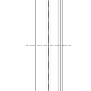 Quarschnitt durch das Schrägrollenlager AXS: das Lager besteht aus dünnen Laufringen mit Zylinderrollen.