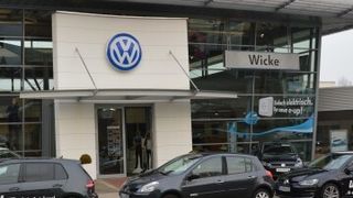 Das Geschäft des VW-Autohauses Wicke in Bochum ist stark durch Einzelkunden getrieben. (Foto: Achter)