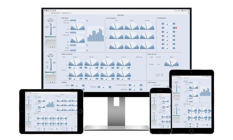 Emerson emphasizes that the DeltaV Live user interface offers the same intuitive user experience to control room operators as on tablets and smartphones. (Emerson)